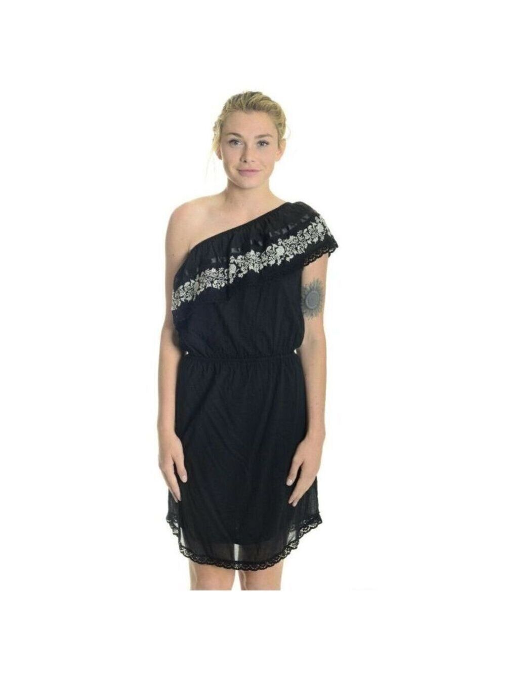 Authentic Ella Moss Isadora Dress Embroidery Sz S